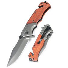 Outdoor Taschenmesser Klappmesser Jagdmesser EDC Camping Messer mit Taschenclip