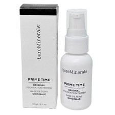 Neuer Bare Minerals Prime Time Foundation Primer, volle Größe, 1 oz/30 ml