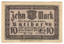 Schlesien - Notgeld  RATIBOR -