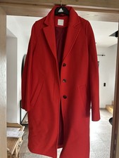 Hugo Boss Damen Mantel tailliert Gr. 34, Farbe  rot 95 % Schurwolle 5 % Kaschmir