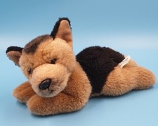 Schäferhund Hund Liegend 24 cm JMV Plüschtier Stofftier Kuscheltier