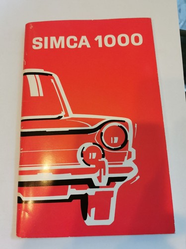 Orig simca 1000 - orig.,