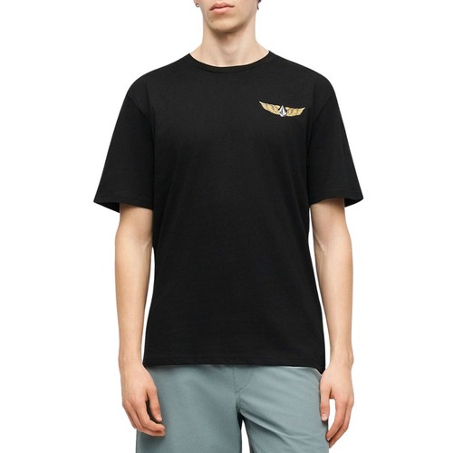 Volcom flyer shirt black - volcom, t-shirt