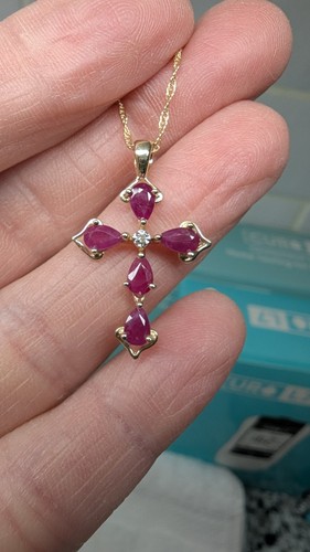 Vintage 14k gold - rubin, &