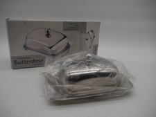 Butterdose  Edelstahl - Elegant und Praktisch - Unbenutzt