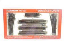 Fleischmann H0 6090 Modellgleis Stations-Set in OVP S1510