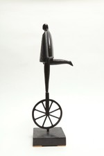 GEORG ENGST. Einradfahrer. mit