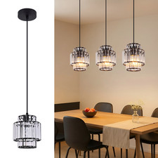 E27 Pendelleuchte Kristall