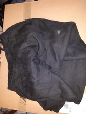 Leinenhose Schwarz  Länge 93.5cm, Bundweite 36cm