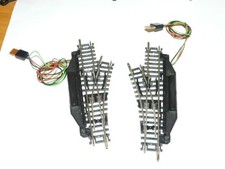 Roco 2 elektrische Weichen mit Weichenantrieb L+R 24' in TOP  Zustand (2510)