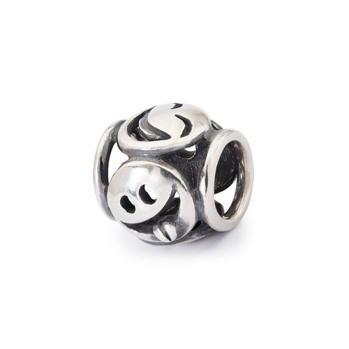Trollbeads silberbead smileys - trollbeads,