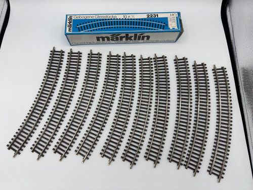10x märklin 2231 gebogene - 2231,