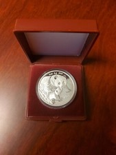 Silbermünze China 10 Yuan 1 OZ 999 Silber, Silver , Panda ,2004 