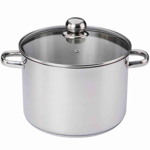 Allzwecktopf edelstahl 10liter - edelstahl,
