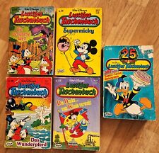 Vintage Walt Disney Lustiges Taschenbuch 5 Bücher Bücherpaket