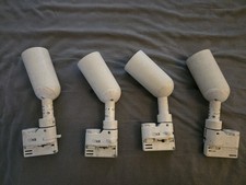 4st ERCO  STRAHLER   Stromschiene E27 LED tauglich 70er Weiß 