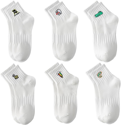 Paar tennissocken mit - 6,