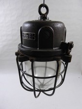 alte EOW Bunker Industrie Fabrik Atelier Hänge Decken Lampe Vintage 5,4 kg