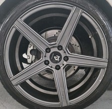 MB-Design KV1 GunGrey-Frosted 9 x 20 MidConcav Felgensatz 