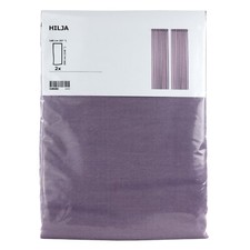 IKEA HILJA 2 Gardinen lila Vorhang Vorhänge 145x300cm Gardinenpaar
