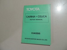 11.1975 Repair  work shop manual Chassis Toyota Celica TA22 RA21 Carina A12