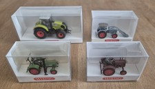 4x Wiking 1:87 Traktor Hanomag