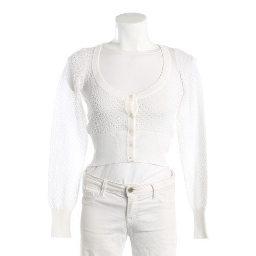 Alaia strickjacke weiß sehr - strickjacke,