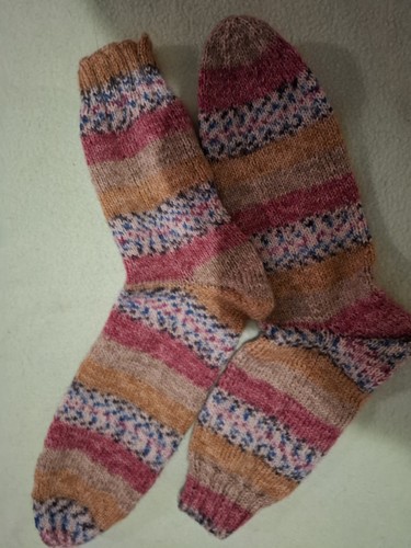 Handgestrickte socken - handgestrickte, gr