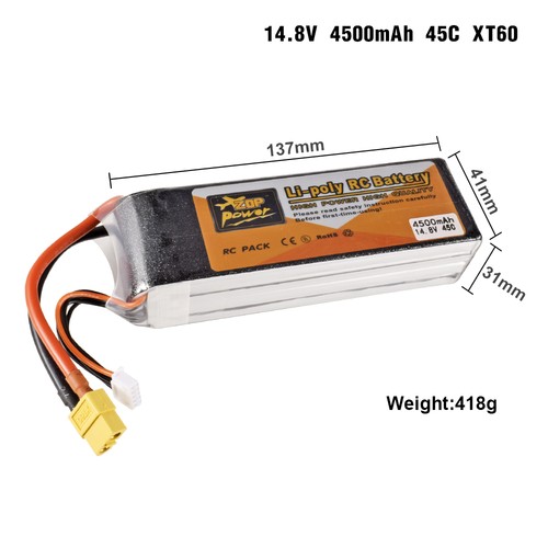 Zop power 4500mah - zop, 4s