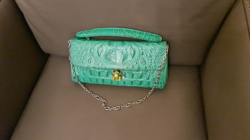 Furla pochette tasche grün - pochette,