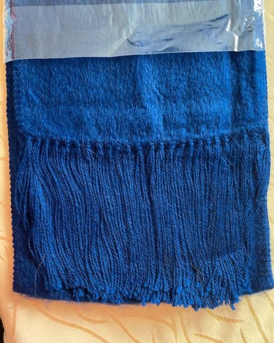 Alpaka schal aus peru blau - schal,