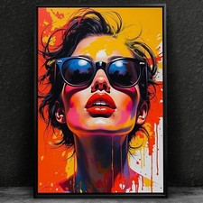 ✅ Wandbild, Abstrakte bunte