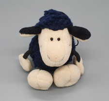 Niedliches Nici Jolly Mäh, Schaf ?zum Aufhängen, mit Glöckchen, Blau, ca. 15 cm