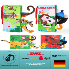 3D-Tier-Schwänze | Fühlbuch