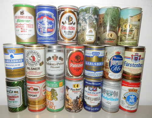 Schöne stahl bierdosen - stahl,