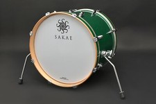 SAKAE Trilogy Bassdrum 20x16 Green Sparkle
