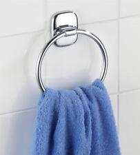 Wenko Handtuchring "Ribera" Zink & chrom, Gäste Bade Wand Hand Tuch Halter