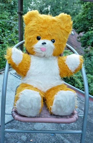 Ddr großer teddy bär 80cm - ddr,