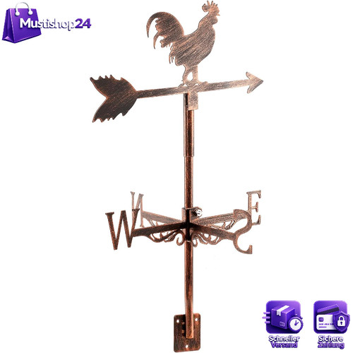 Wetterfahne metall retro - metall,