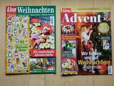 2 Hefte Tina Advent und Lisa Weihnachten 2025 m. anhängenden Stickern