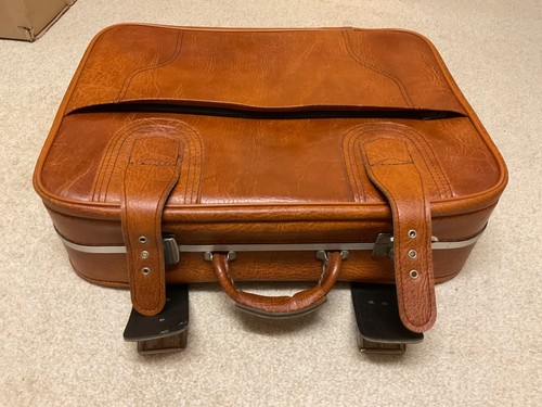 Vintage koffer braun er - koffer, 60/70