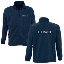 Fleecejacke feuerwehr bestickt - fleecejacke,