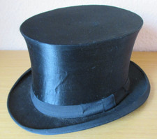 Alter ELEGANT Chapeau Claque Zylinder Klapphut Zylinderhut Seidenhut