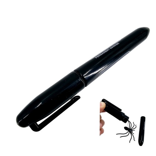 Spider prank marker stift - 2x,