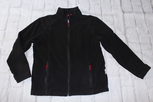 Schwarze fleecejacke l - gr., von