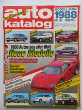 Autokatalog Nr 31, Modelljahr