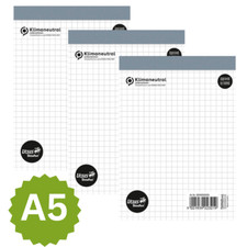 3 x Notizblöcke Notizblock Schreibblock Block kariert 48 Bl. 60g/m² DIN A5