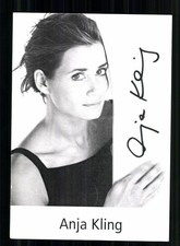 Anja kling autogrammkarte - anja,