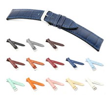 RIOS1931 XL Alligator Style Uhrenarmband "Louisiana", 16-22 mm, 13 Farben, Neu!