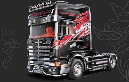 Italeri 3922 scania 164l - -,